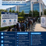 VERTEX Company hiring Junior Systems Administrator role 2026