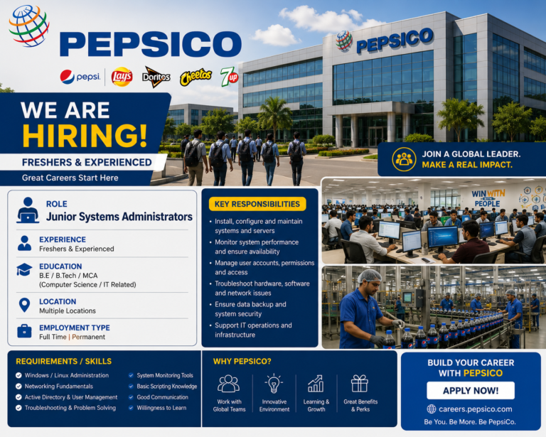pepsico Company hiring Digital Associate Analyst role 2026 -fresher jobs in Hyderabad for freshers 2026