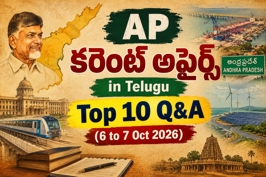 ఈరోజు కరెంట్ అఫైర్స్ తెలుగు 2026